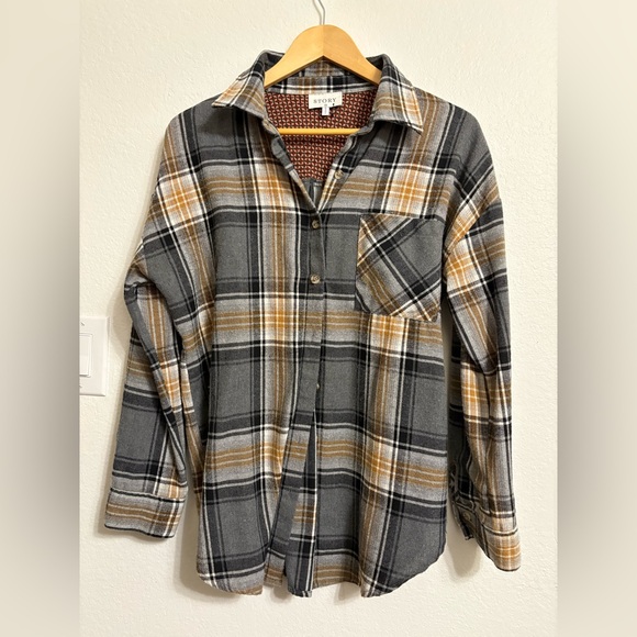 Story Tops - 🤎Story Flannel🤎